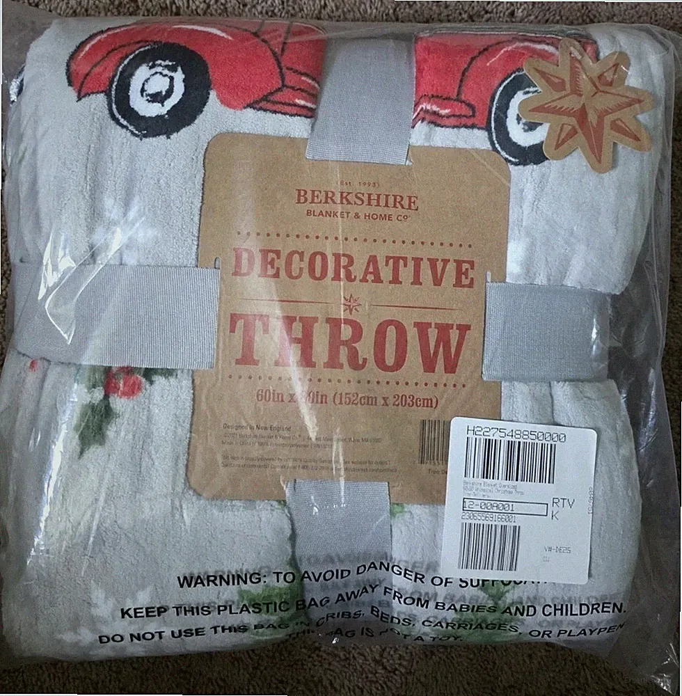 Berkshire Blanket & Home Co. Decorative Throw 60" X 80" Christmas Tree Delivery
